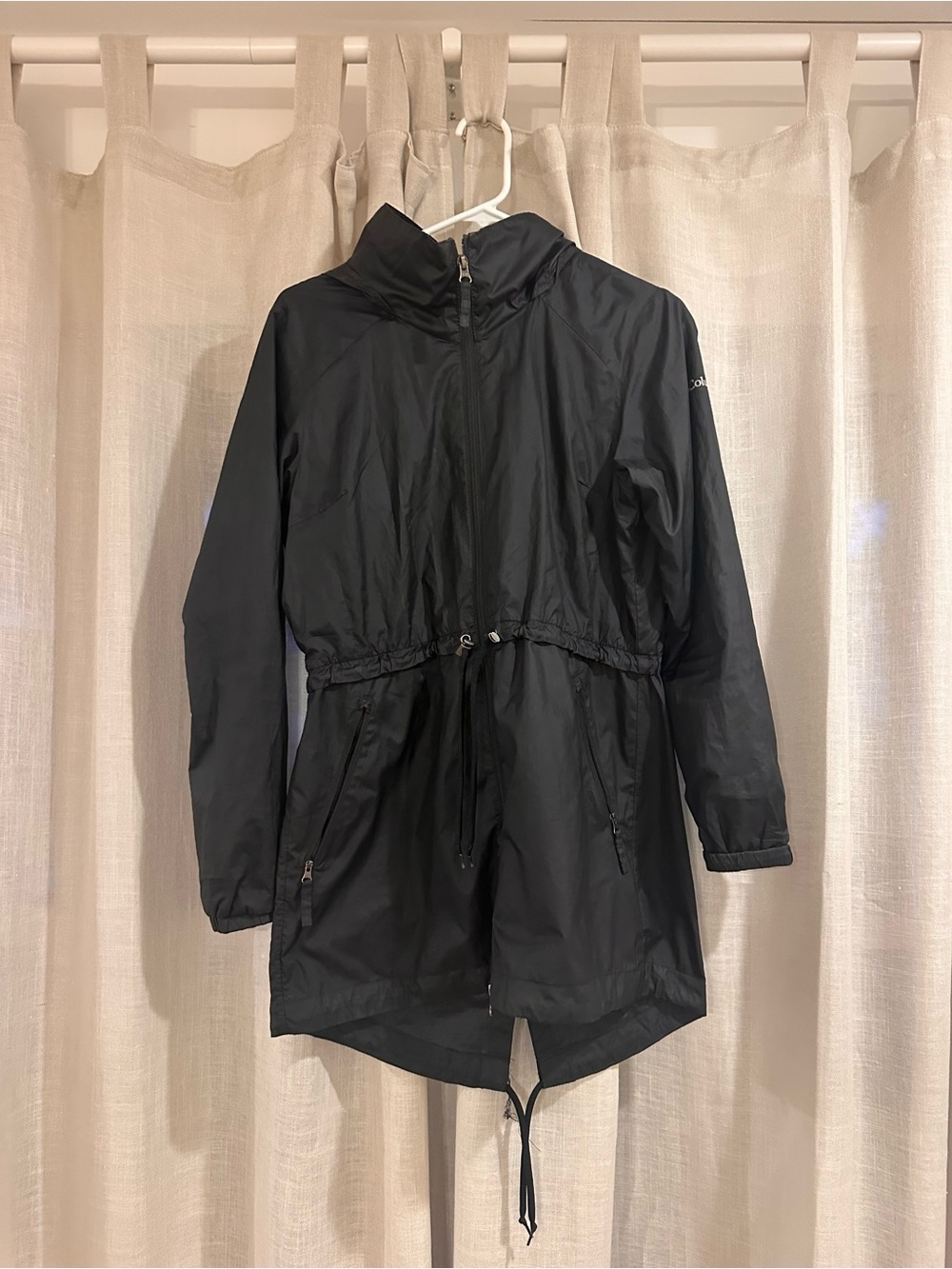 Columbia Black Hooded Parka Jacket